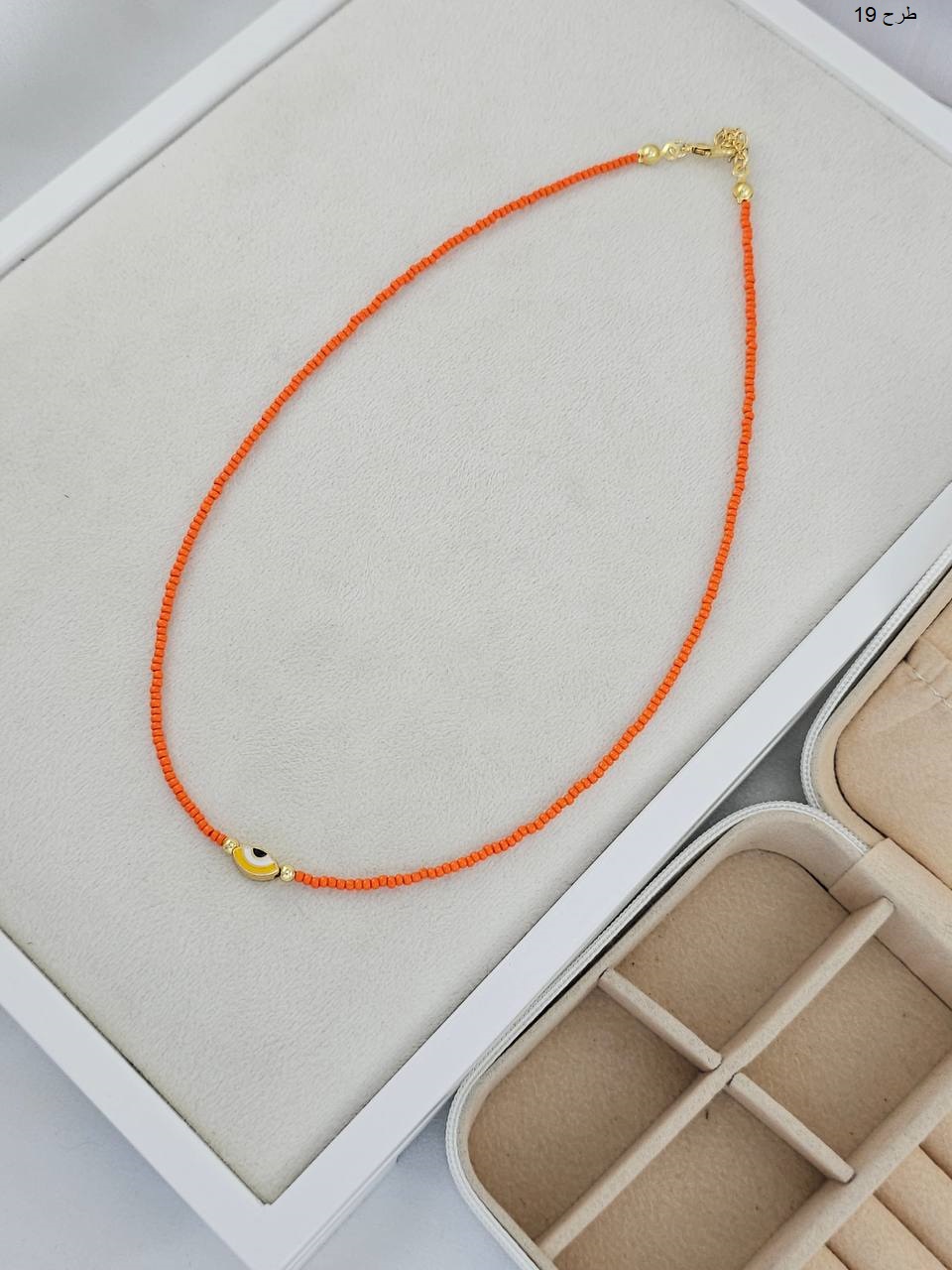 گردنبند فیمو تک رج